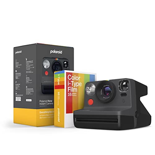 Snap stunning pics with Polaroid Now Black Cam + 16 Color Films