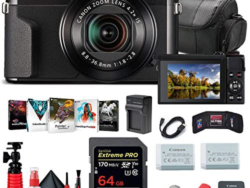 Upgrade your photography game with Canon G7 X Mark II bundle!