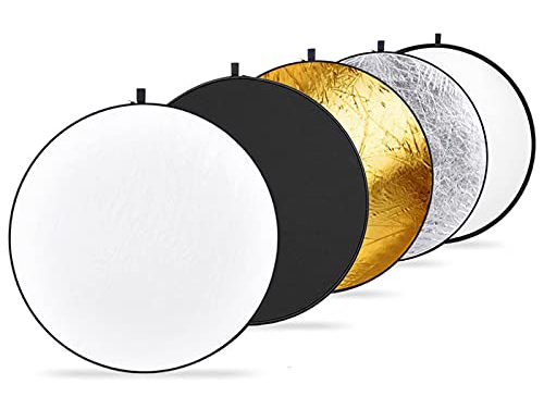 Supercharge Your Lighting: NEEWER 32″ Reflective Disc – 5-in-1 Essential for Studio & Outdoor Photography