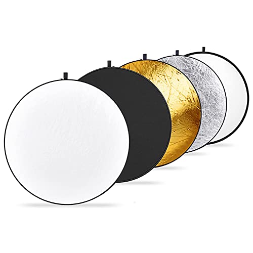 Supercharge Your Lighting: NEEWER 32″ Reflective Disc – 5-in-1 Essential for Studio & Outdoor Photography