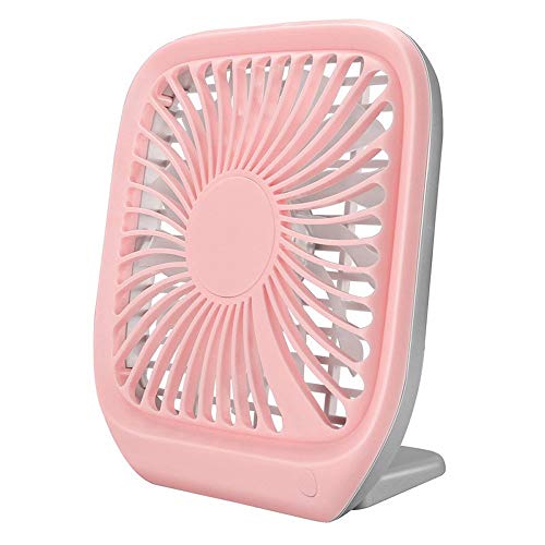 Silent & Small Pink USB Fan: AIVERC Mini Cooler for Car & Office