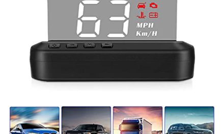 Smart Car Speedometer with Alarm – OBD2 HUD Display