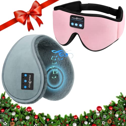 Cozy Sound Sleep Aid: Bluetooth Headband with Eye Mask