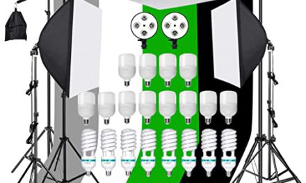 “Enhance Your Studio with Photographic Lighting Kit & Backdrop Support”