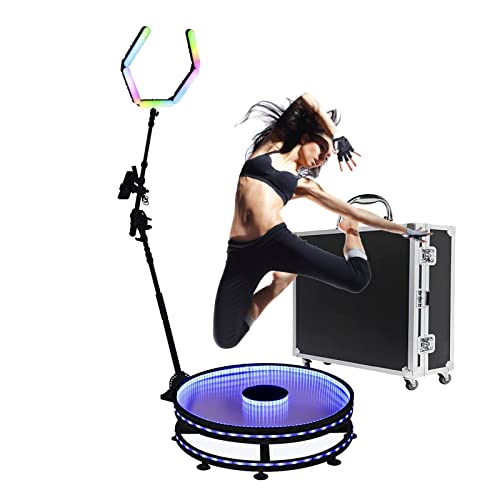 360 Photobooth with Rotating Stand and Remote Control