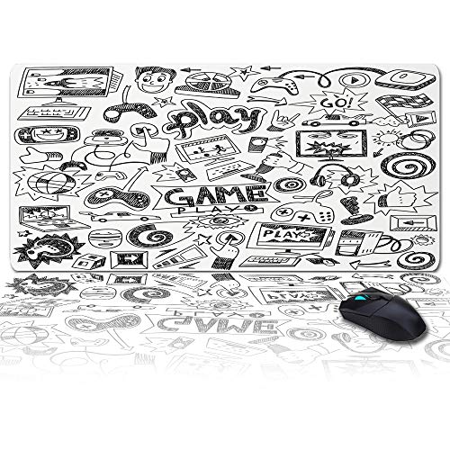 Ultimate Gaming Mousepad for Teens: Non-Slip, Racing-Inspired, and Large