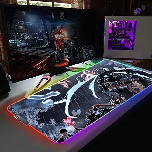 Upgrade Your Gaming Experience with Anime RGB Mouse Pad