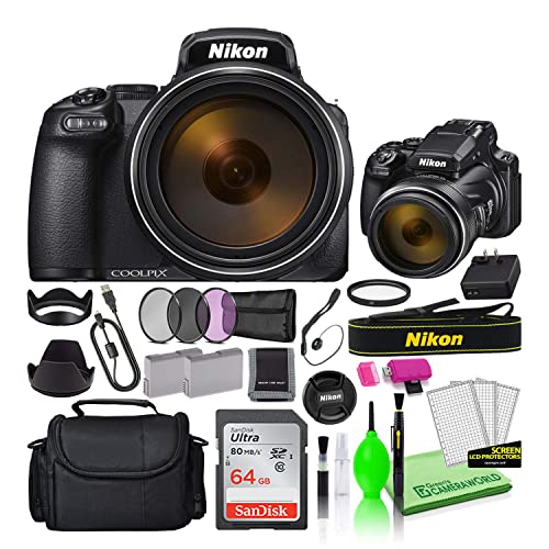 Capture the Power: Nikon COOLPIX P1000 16MP 125x Zoom Camera Bundle