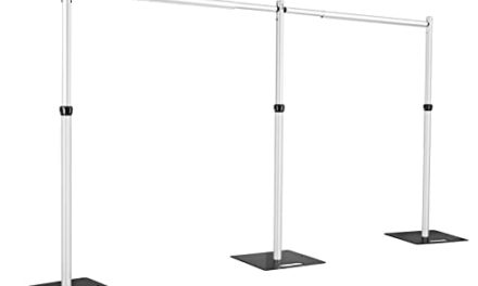 Portable Backdrop Stand: Perfect for Events, Parties, and Weddings