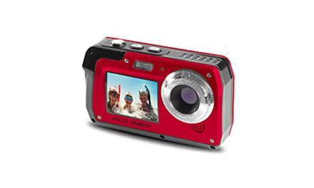 Capture Moments with Minolta’s Waterproof Dual Screen Camera