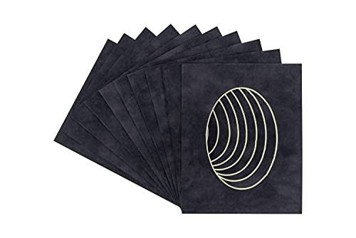 “Enhance Your Art with Acid-Free Oval Frame Mats – 10pk”