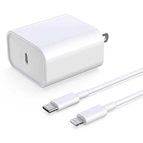 Certified iPhone Charger: Fast, 20W Power Plug with Lightning Cable