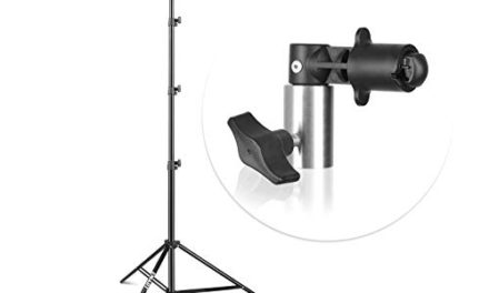 Portable Emart Green Screen Stand with Reflector Light and Holder