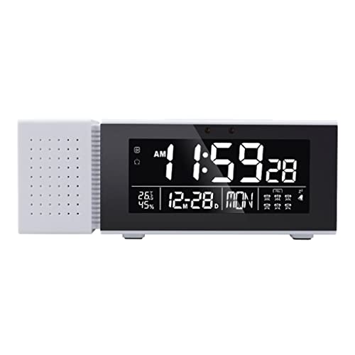 Compact Clock Radio with Powerful Speaker and Phone Charger