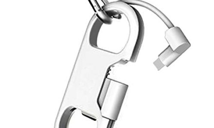 Multifunctional iPhone Charging Cable: Keychain, Opener, Carabiner