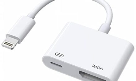 Certified Apple Lightning HDMI Adapter: Sync iPhone to TV