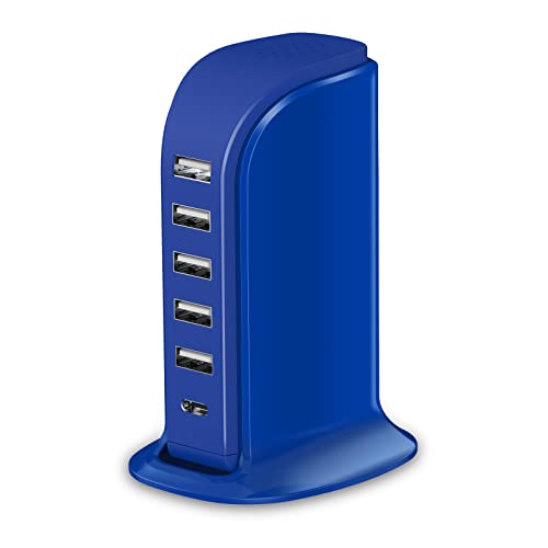 Ultimate Charging Powerhouse: 6-Port USB Charger for Kindle, iPhone, iPad, and More