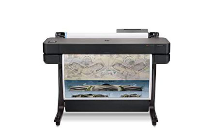 Powerful HP DesignJet T630: Wireless Large Format Plotter Printer with Auto Sheet Feeder & Stand