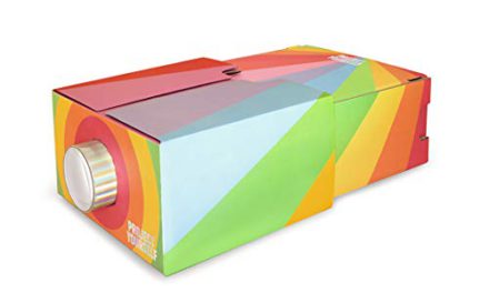 Portable Cardboard Mini Projector for Smartphones with Rainbow Projection