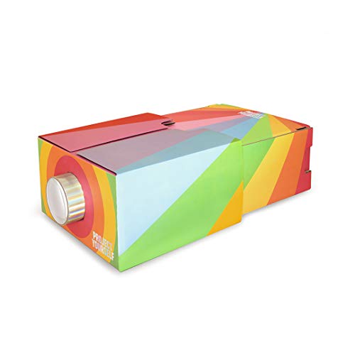 Portable Cardboard Mini Projector for Smartphones with Rainbow Projection