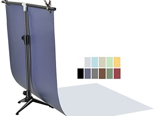 Stunning Tabletop Photo Shoot: Dark Flat Lay Backdrop for Small Products (22x34in)