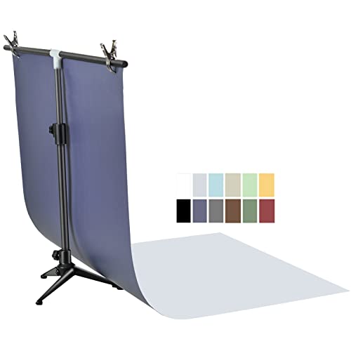 Stunning Tabletop Photo Shoot: Dark Flat Lay Backdrop for Small Products (22x34in)