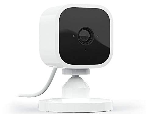 Compact, HD Blink Mini Cam: Night Vision, Motion Detection, Two-Way Audio, Alexa Compatible