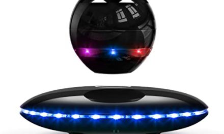 Levitating Speaker: Wireless Bluetooth 5.0, LED Lights, Magical Gift