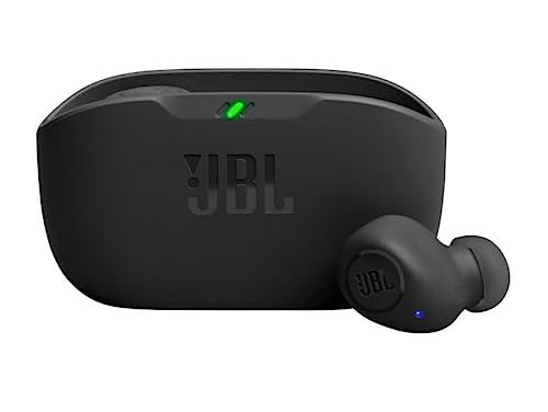 “Powerful JBL Vibe Buds – Black, Compact”