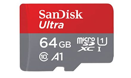 “Boost Performance with SanDisk 64GB Ultra microSDXC Memory Card”