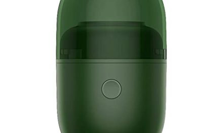 Powerful Green Desktop Vacuum Cleaner for Quick and Easy Cleaning