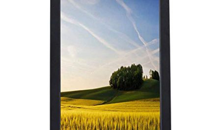 Slim Vertical Digital Photo Frame with 12″ Display, Stunning Resolution, USB Interface, and Remote Control