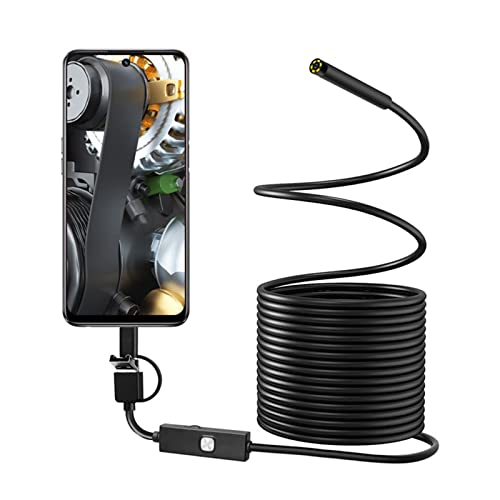 High-Def Waterproof Pipe Inspection Camera for Smartphone & PC