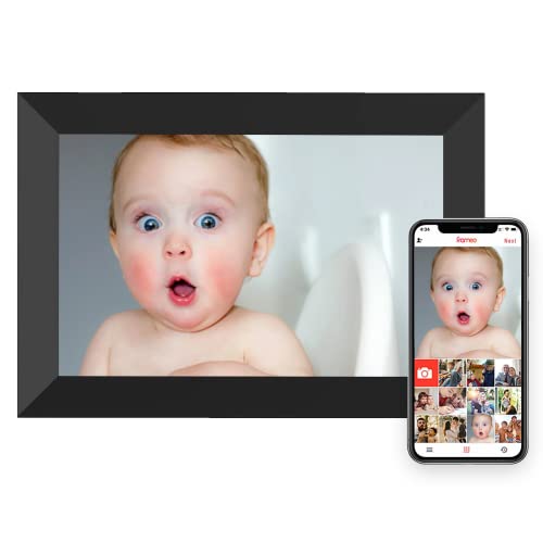 “Share Precious Moments: Frameo 10.1″ WiFi Photo Frame – HD Display, Auto-Rotate, Slideshow – Perfect Gift!”