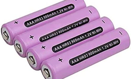 Powerful Rechargeable AAA Batteries for Gadgets & Devices, 4-Pack