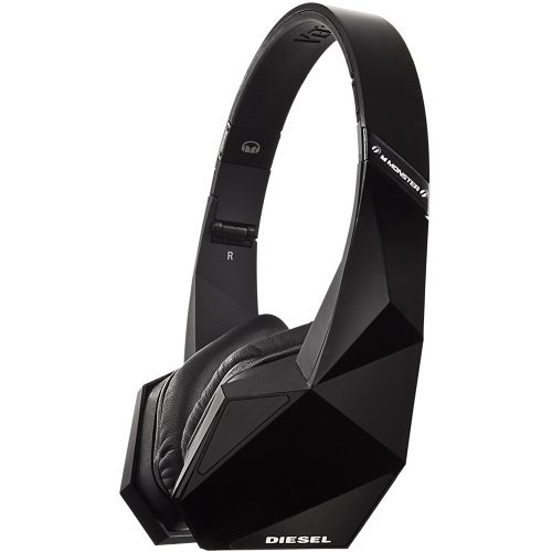 “Powerful Black Diesel VEKTR Headphones: On-Ear Action!”