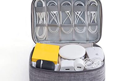 Portable Electronic Organizer for USB Gadgets, Wires, and Chargers