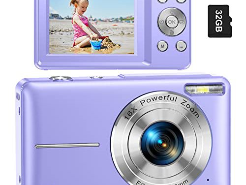 Capture Memories with 32GB FHD Digital Camera