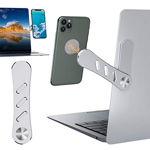 Slim Magnetic Phone Holder: Mount Any Phone on Laptop or Desktop