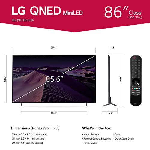 “Immerse in AI-Powered 4K with LG 86QNED85UQA TV”