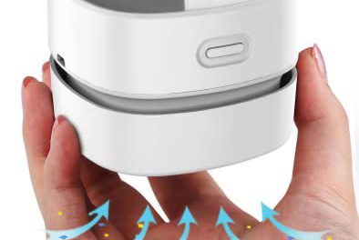 Powerful Mini Desk Vacuum Cleaner: Improved Suction, Durable, Rechargeable