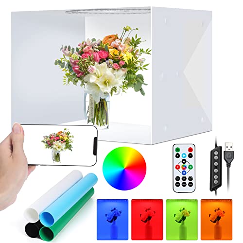 “Capture Stunning Photos: Temery RGB Portable Light Box”