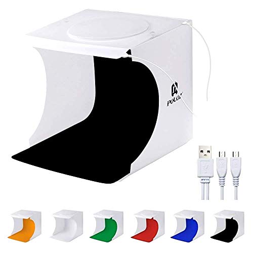 Bright Portable Photo Studio with 6 Colors Backdrops – Waterproof, Carrying Bag