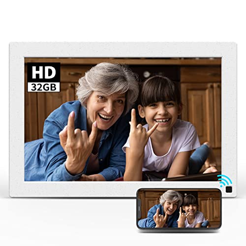 “Capture & Share Memories: BSIMB 32GB WiFi Frame – HD IPS, Motion Sensor, Wall-Mounted”