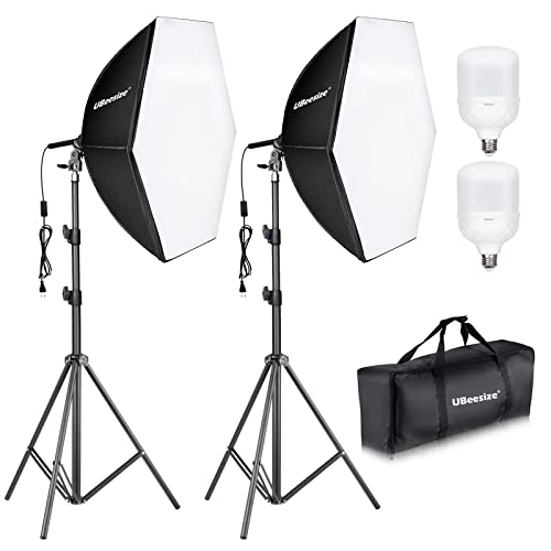 Professional Softbox Lighting Kit: Enhance Your Portraits & Videos