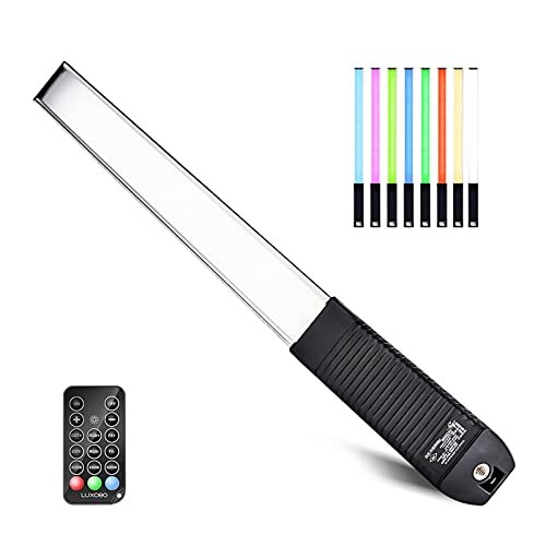 “Capture Perfect Shots: Portable RGB LED Wand with Remote Control – Vibrant Lighting, USB Rechargeable”