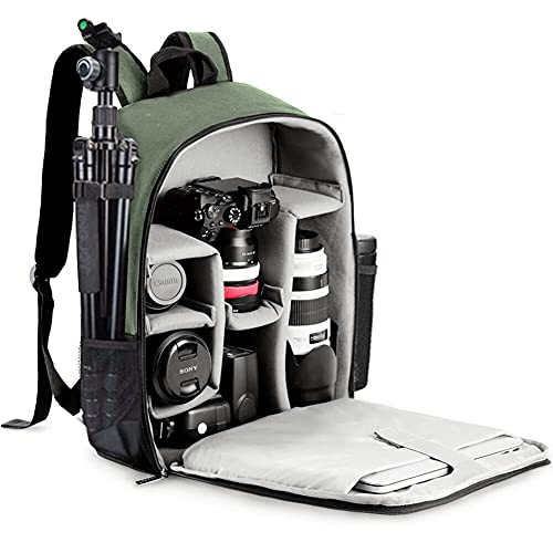 Waterproof Camera Backpack with Laptop Compartment – Ultimate Gear for DSLR/SLR Mirrorless Cameras & More