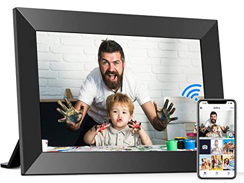 10.1″ WiFi Smart Photo Frame: HD Touch Screen, Cloud Storage, Share Photos Anywhere!