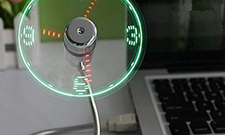 “Time-Ticking USB Clock Fan: Perfect Men’s Christmas Stocking Stuffer, 1-Year Warranty!”