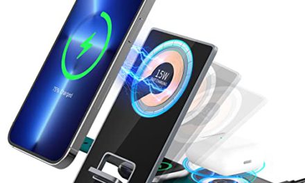 “Supercharge Your Devices On-the-Go: Foldable Magnetic Wireless Charger”